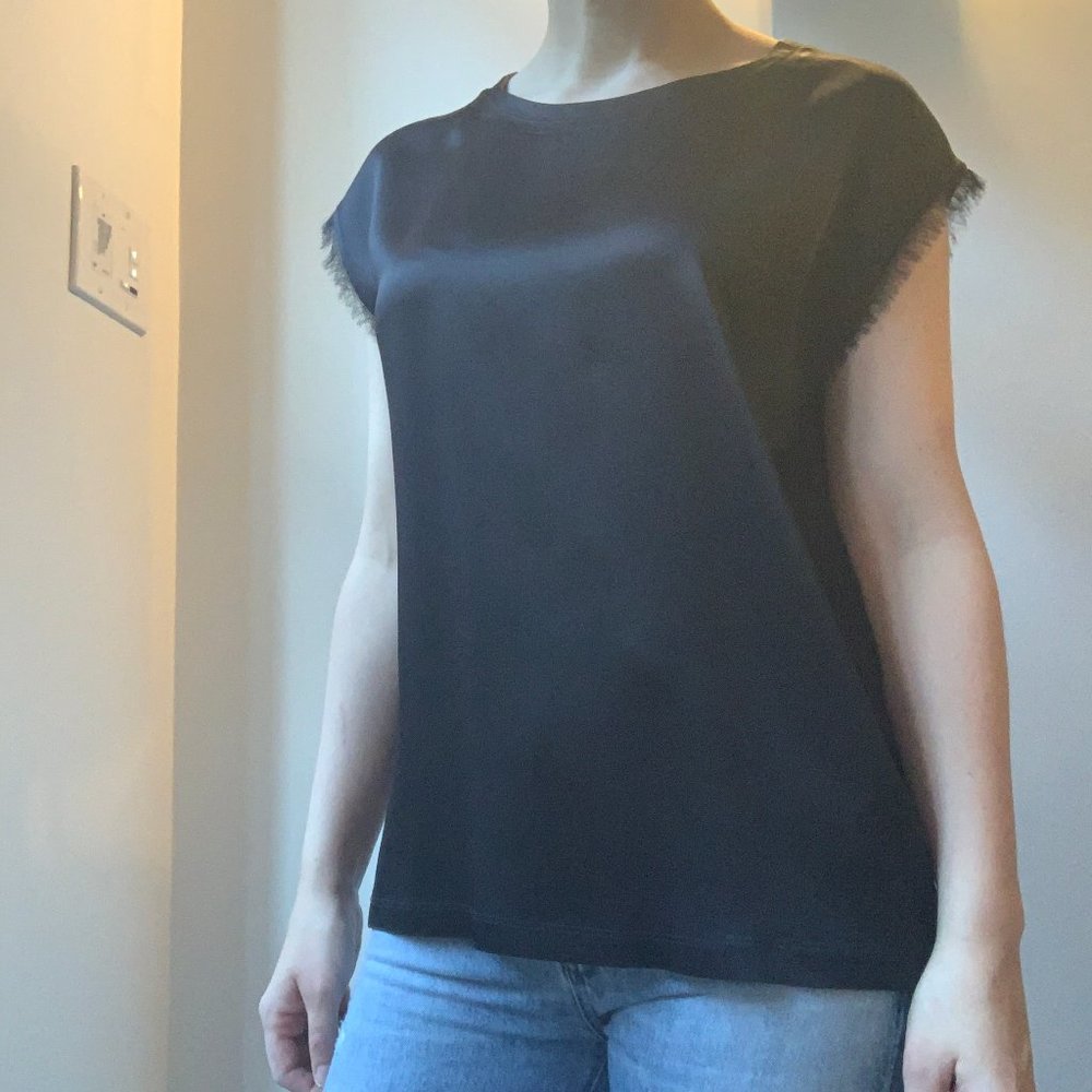 All Saints Italian Silk Top Size 4